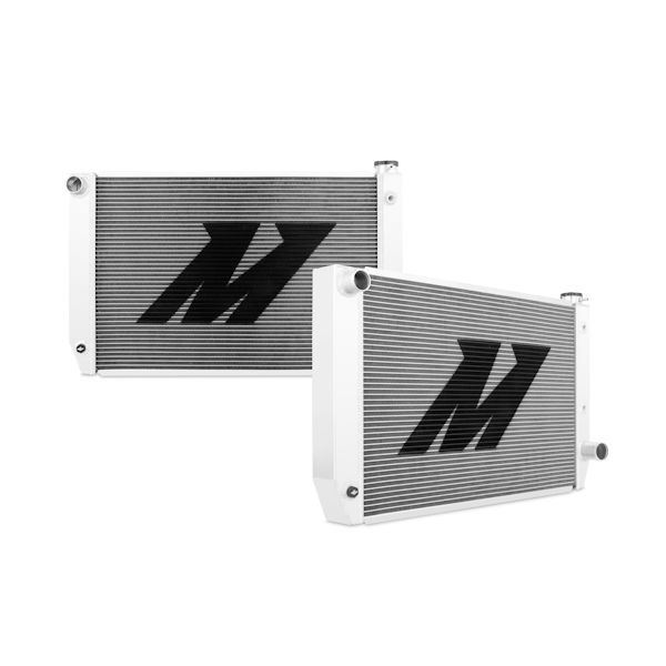 Image of Mishimoto Radiateur 2 Rij Zilver Aluminium