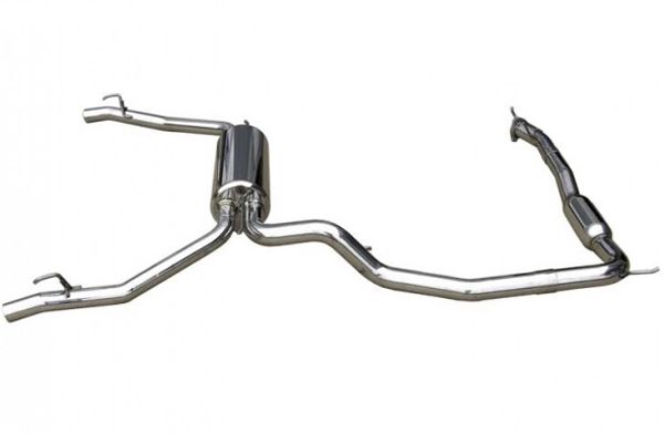 Image of SRS Cat-back Uitlaatsysteem R60 Roestvrij Staal Honda Civic