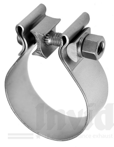 Image of SK-Import Uitlaat Klem Zilver 76mm Roestvrij Staal