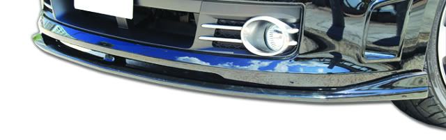 Image of SK-Import Voor Bumper Lip CS Style Zwart Polyester Subaru Impreza