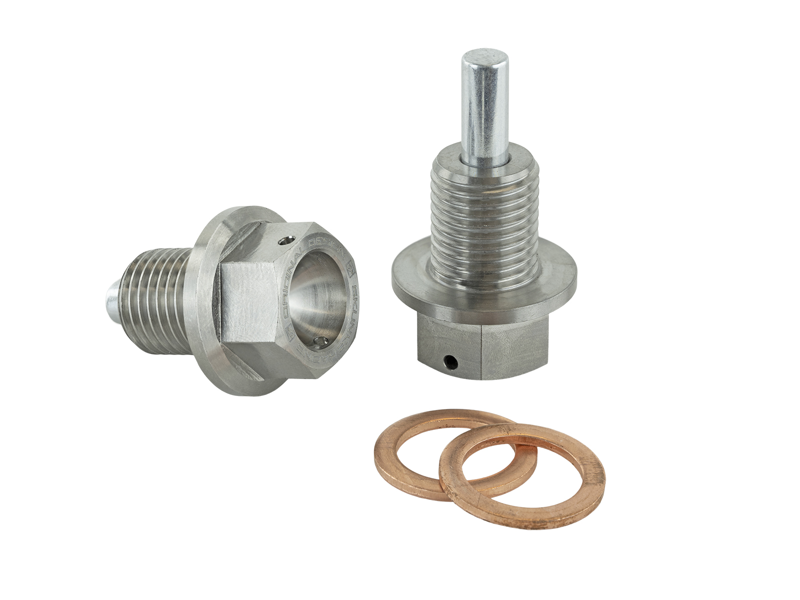 Image of Skunk2 Magnetische carter- en transmissieplug Titanium Honda