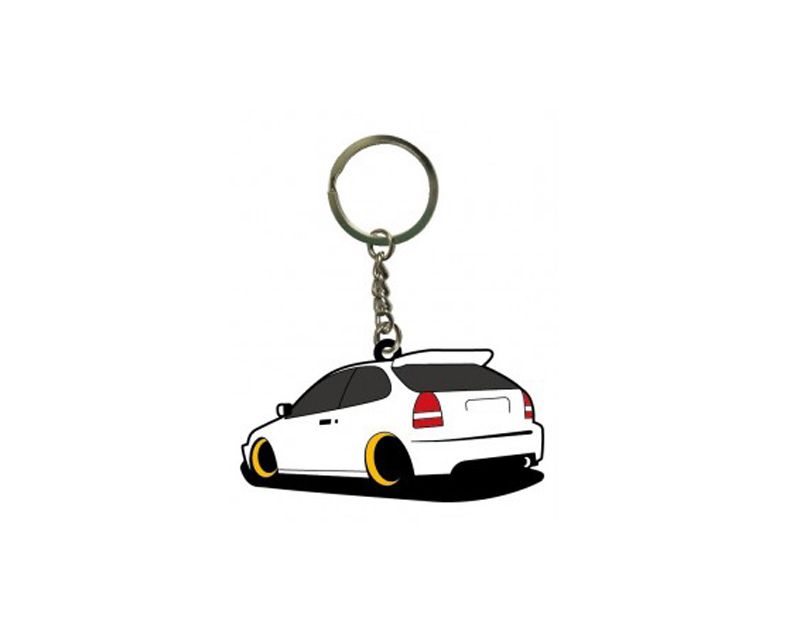Image of Blox Racing Sleutelhanger 2D Printed Style Zwart PVC Rubber