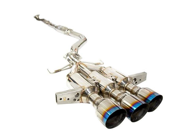 Image of Invidia Cat-back Uitlaatsysteem Gemini 76mm Roestvrij Staal Honda Civic