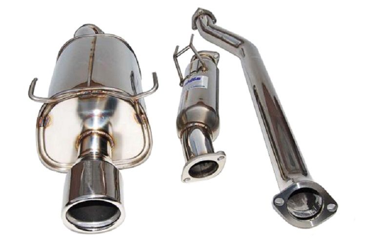 Image of Invidia Cat-back Uitlaatsysteem Q300 70mm Roestvrij Staal Honda Integra