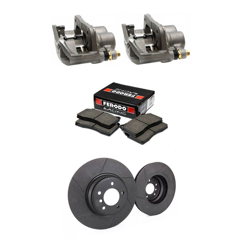 Image of SK-Import Voor Big Brake Kit Slotted 2-Pod 282mm Honda Civic,CRX,Del Sol