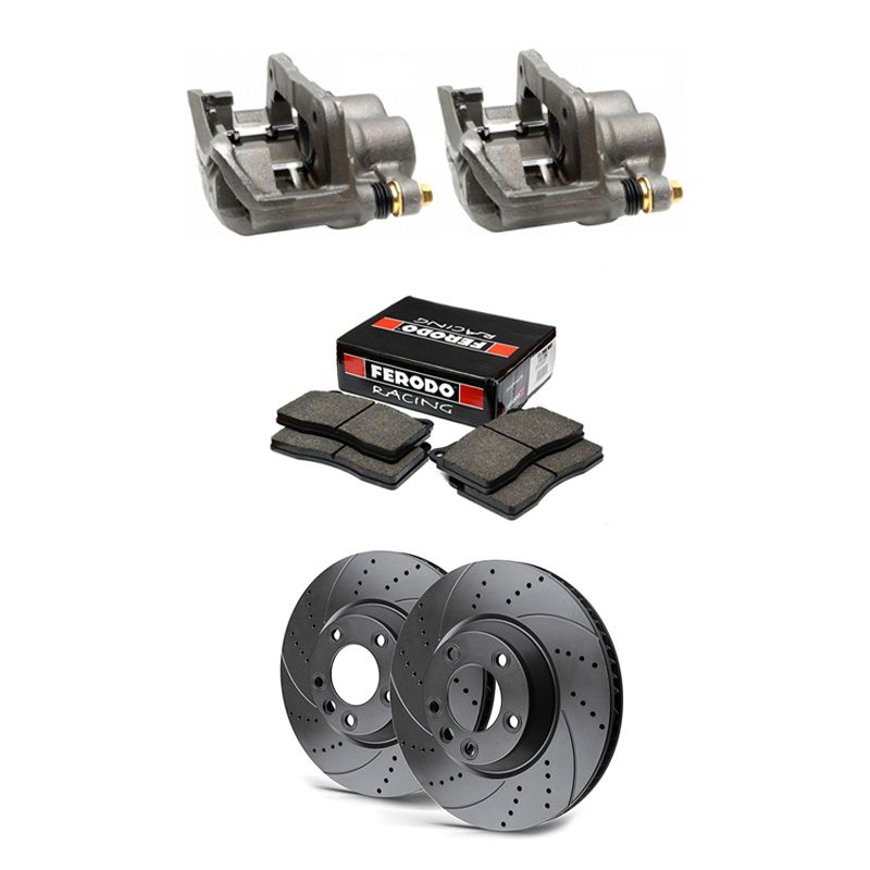 Image of SK-Import Voor Big Brake Kit Geboord/Gegroefd 2-Pod 282mm Honda Civic,CRX,Del Sol