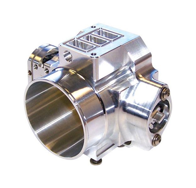 Image of Blox Racing Aluminium Gasklephuis Zilver 72mm Billet Aluminium Honda Civic,Accord,Integra
