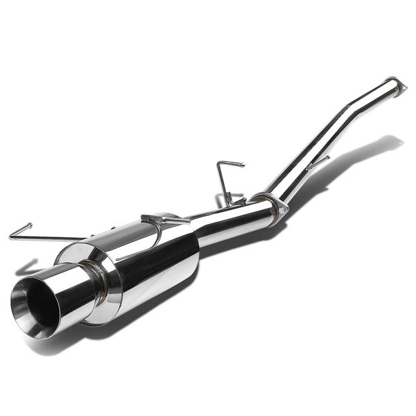 Image of SK-Import Cat-back Uitlaatsysteem Dubbelwandige Tip 73mm Roestvrij Staal Nissan S14