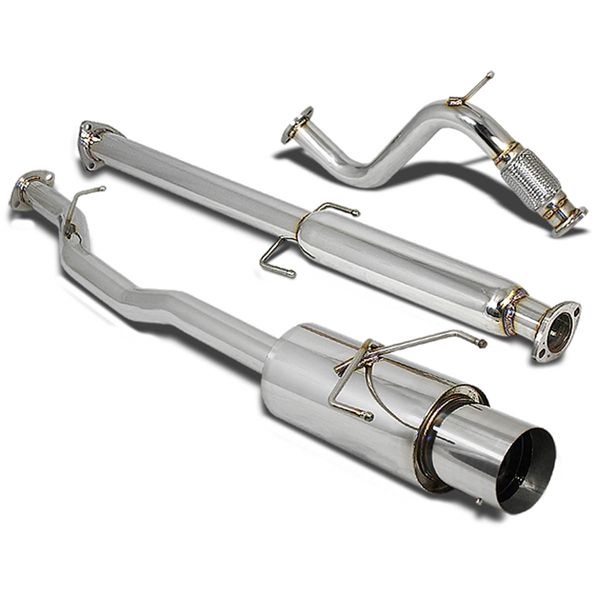 Image of SK-Import Cat-back Uitlaatsysteem 61mm Roestvrij Staal Honda Accord