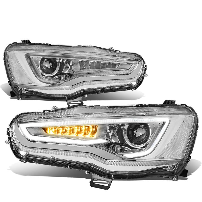 Image of SK-Import Koplampen Chrome Housing Mitsubishi Lancer,Lancer Evolution