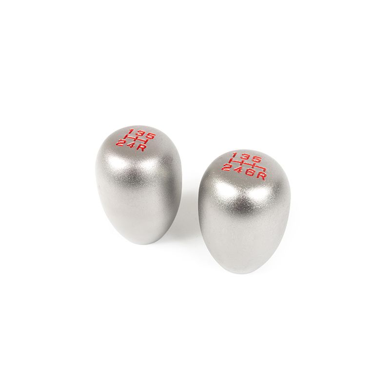 Image of D1 Spec Pookknop Type R Style Zilver Aluminium