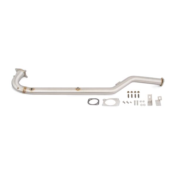 Image of Mishimoto Downpipe Zilver Roestvrij Staal Subaru Forester