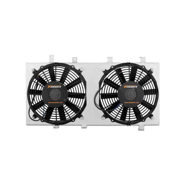 Mishimoto Fan Shroud Met Slim Fans Zilver Aluminium Mazda 323