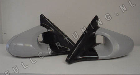 Image of Aerodynamics Zijspiegels Zero Style Zwart ABS Plastic Honda Civic