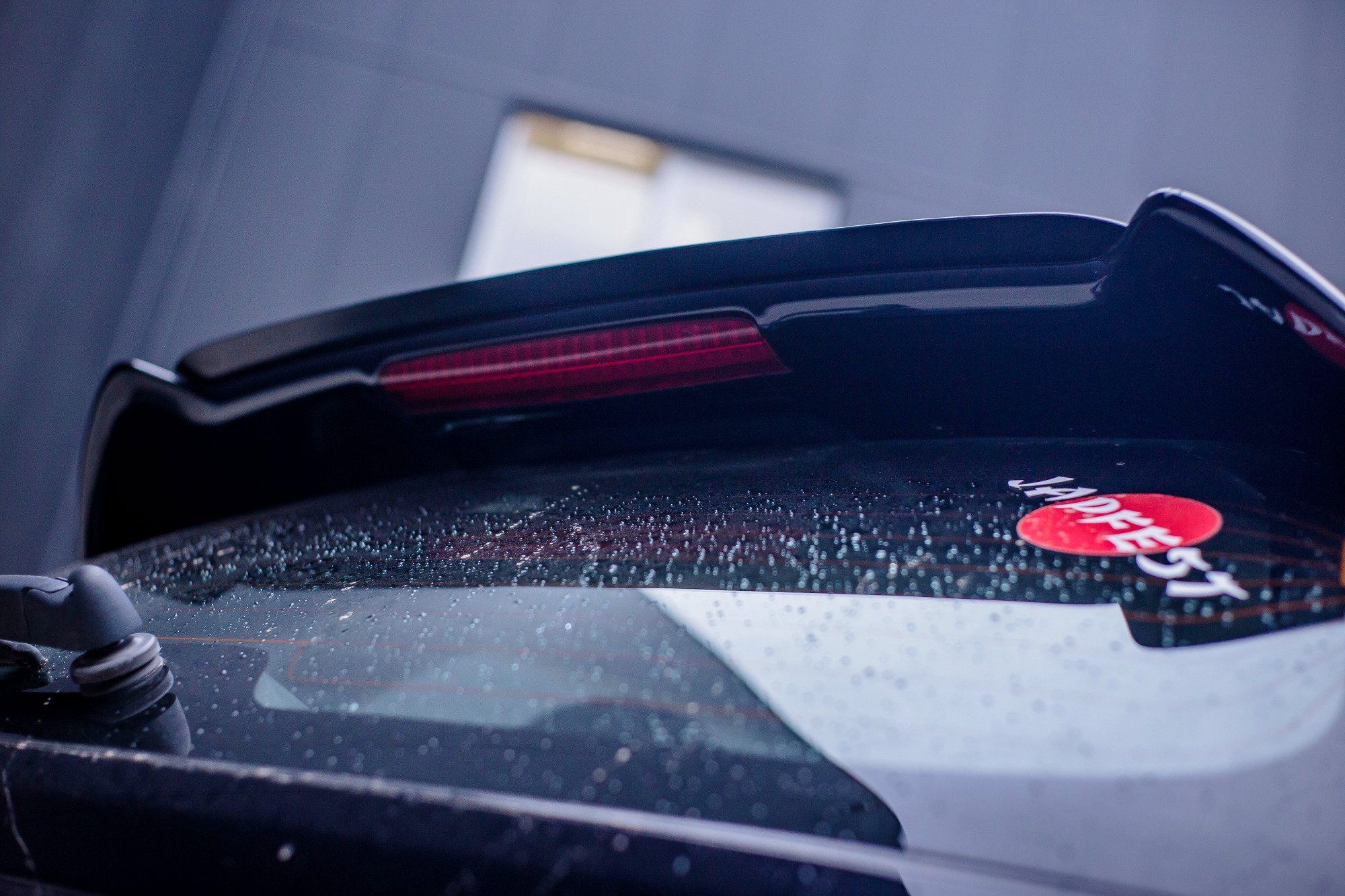 Image of Maxton Achter Spoiler Verlengstuk Glanzend Zwart ABS Plastic Honda Civic Facelift