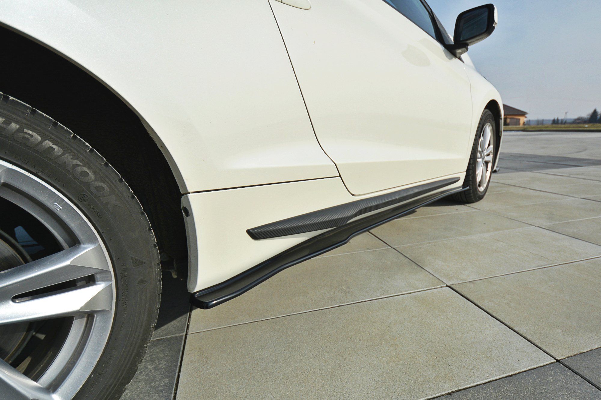 Image of Maxton Side Skirts Glanzend Zwart ABS Plastic Honda CR-Z