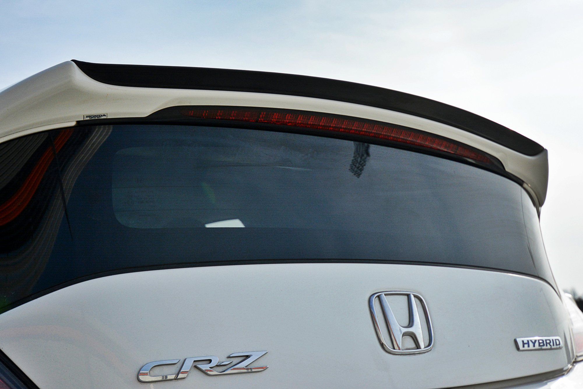 Image of Maxton Achter Spoiler Verlengstuk Glanzend Zwart ABS Plastic Honda CR-Z