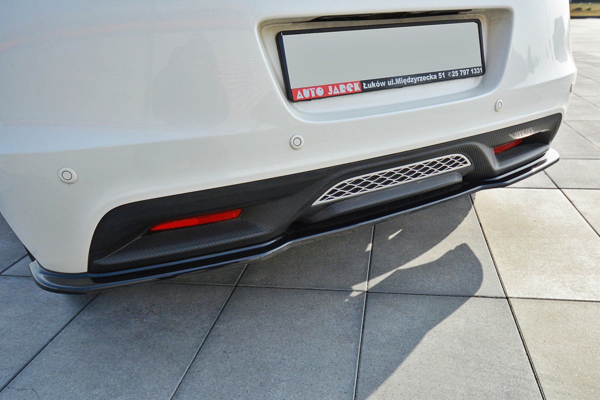Image of Maxton Achter Bumper Lip Glanzend Zwart ABS Plastic Honda CR-Z