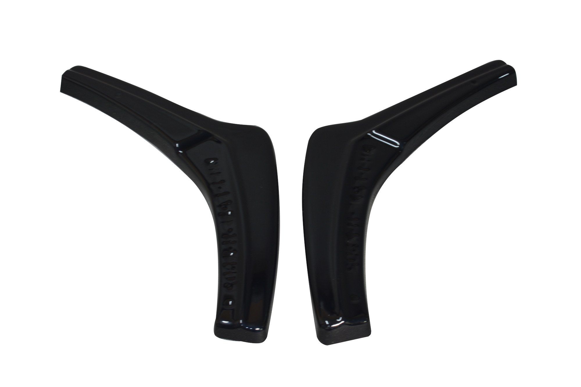 Image of Maxton Achter Bumper Lip V2 Glanzend Zwart ABS Plastic BMW 1M LCI