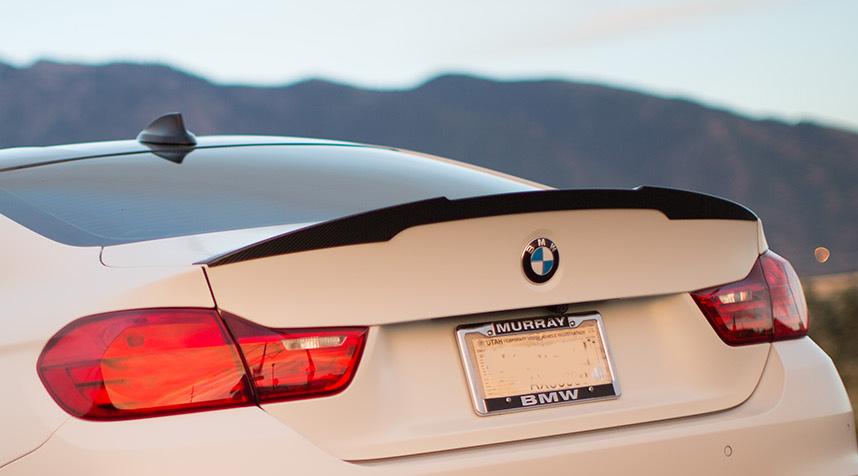 Image of SK-Import Koffer Spoiler Performance Fiberglass BMW 4-serie