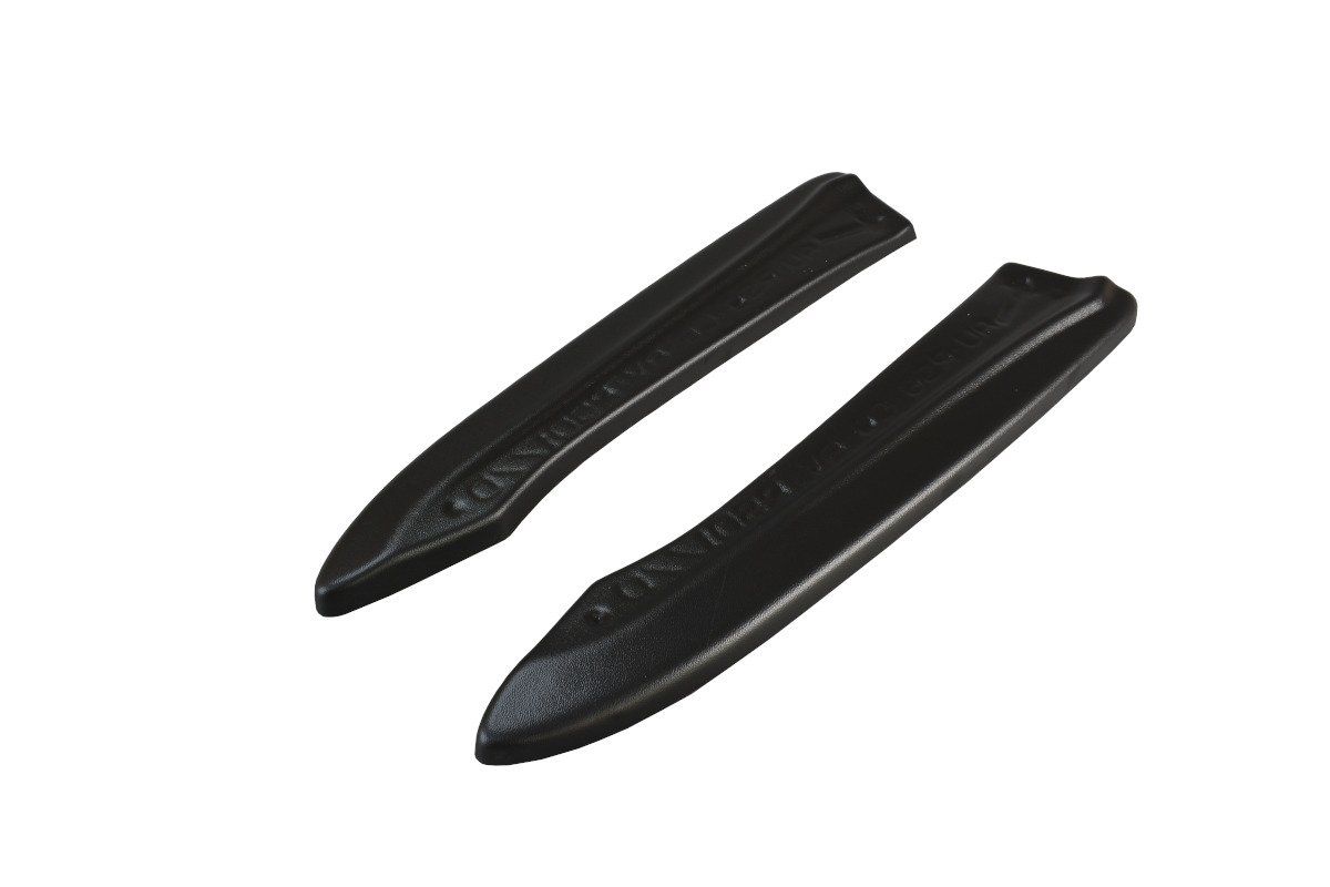 Image of Maxton Achter Bumper Lip Glanzend Zwart ABS Plastic Audi RS6