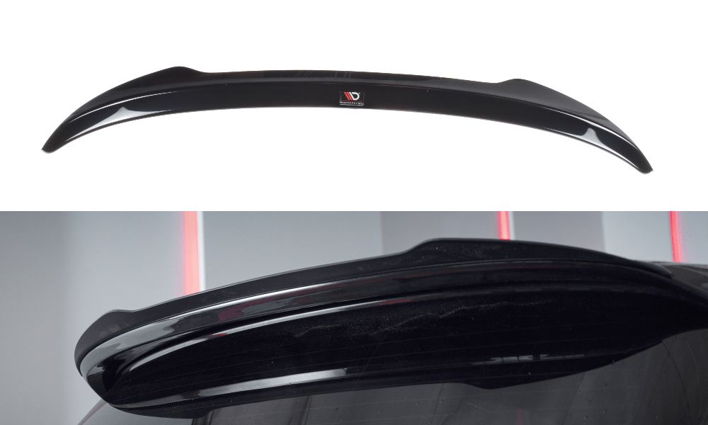 Image of Maxton Achter Spoiler Verlengstuk Glanzend Zwart ABS Plastic BMW 1 Serie LCI