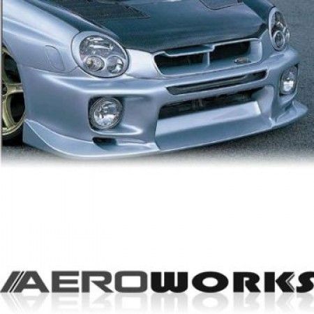 Image of AeroworkS Voor Bumper TRC Style Polyester Subaru Impreza