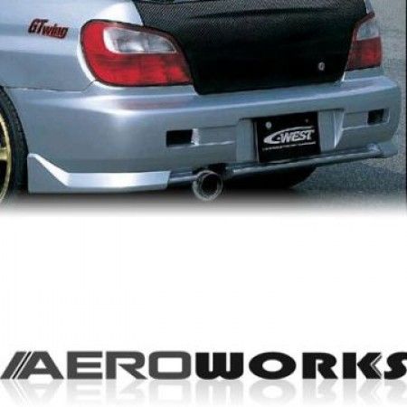 Image of AeroworkS Achter Bumper TRC Style Polyester Subaru Impreza