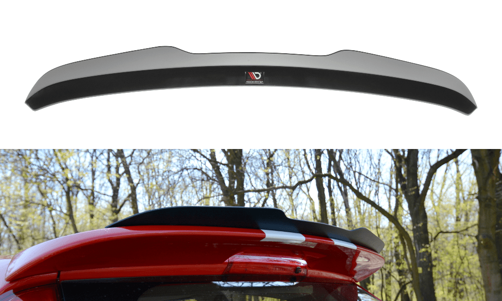 Image of Maxton Achter Spoiler Verlengstuk V1 Glanzend Zwart ABS Plastic Ford Fiesta