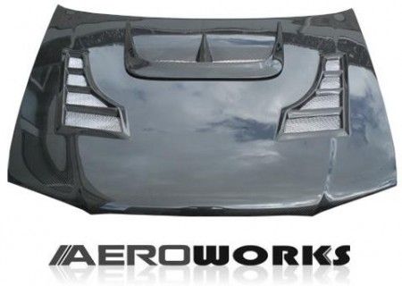 Image of AeroworkS Motorkap TRC Style Carbon Subaru Impreza