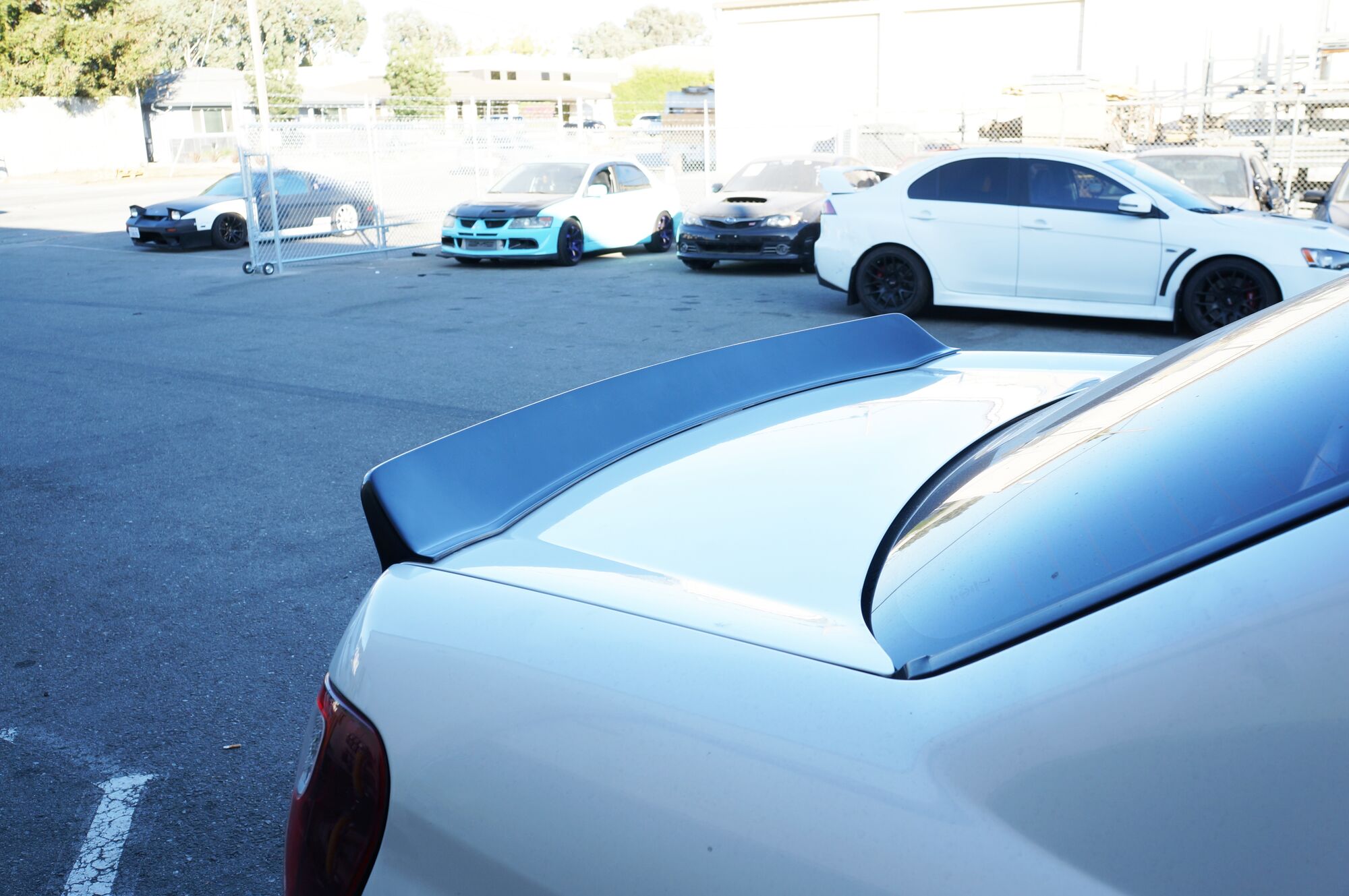 Image of SK-Import Achter Koffer Spoiler Zwart ABS Plastic Subaru Impreza