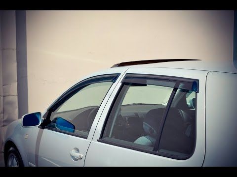 Image of SK-Import Voor en Achter Zijwindscherm Plak 5-Deurs Smoke Kunststof Volkswagen Bora,Golf