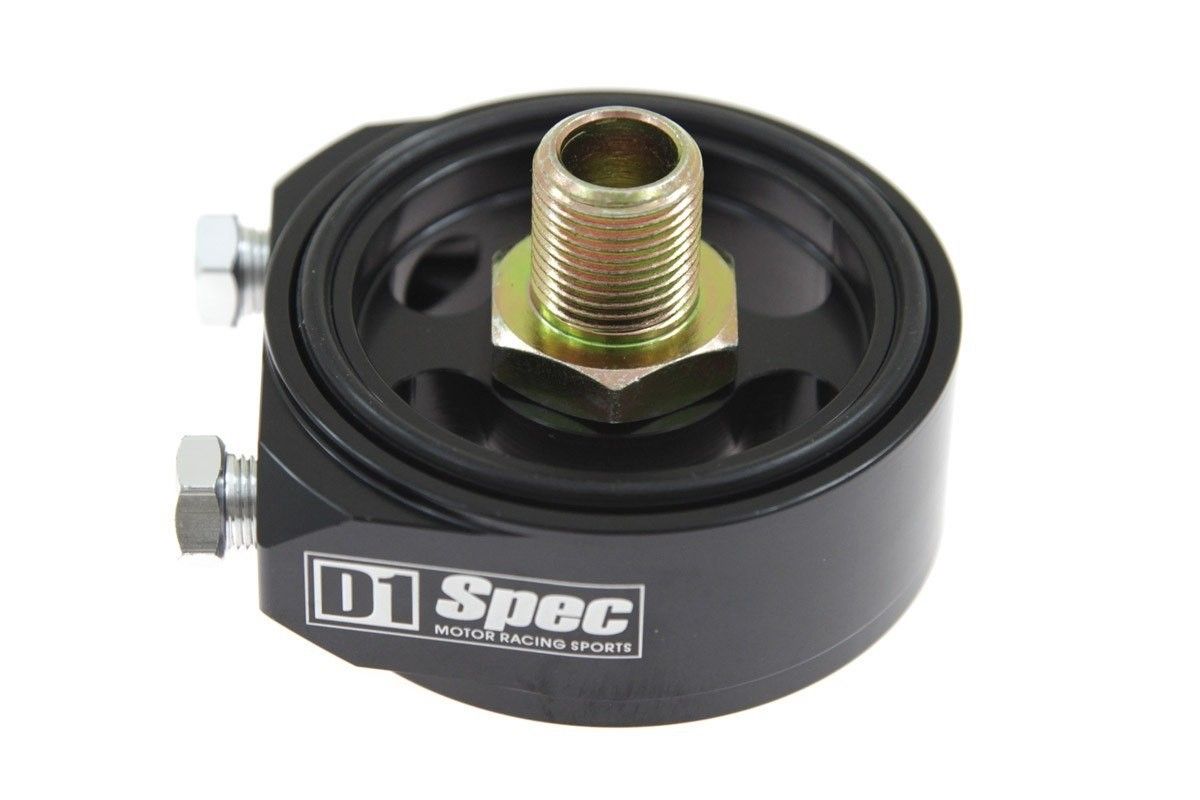 Image of D1 Spec Olie Adapter Ring Verlengstuk Type 1 Voor Oliedruk en -temperatuur Sensor Zwart Aluminium