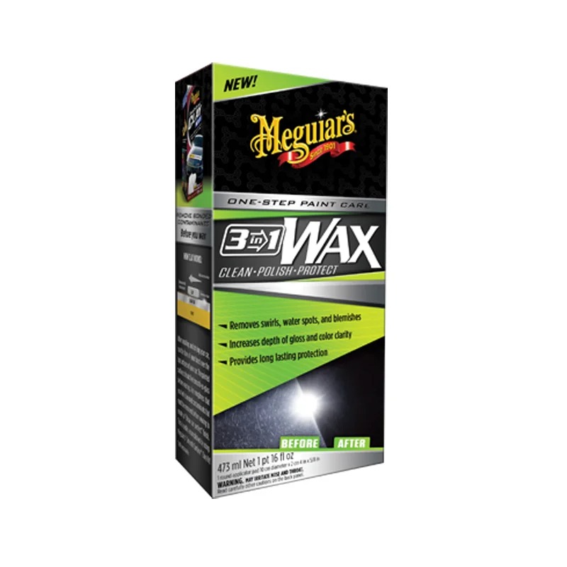 Image of Meguiars Wax 3 in 1 473ml