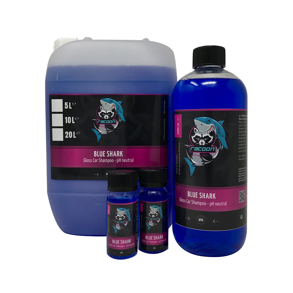 Image of Racoon Auto Shampoo Blue Shark Gloss Blauw