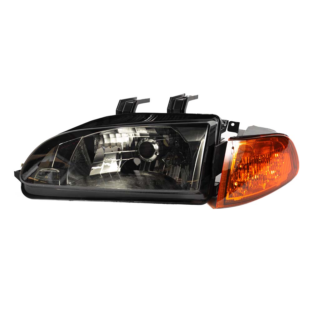 Image of SK-Import Koplamp LED Smoke Glas Honda Civic