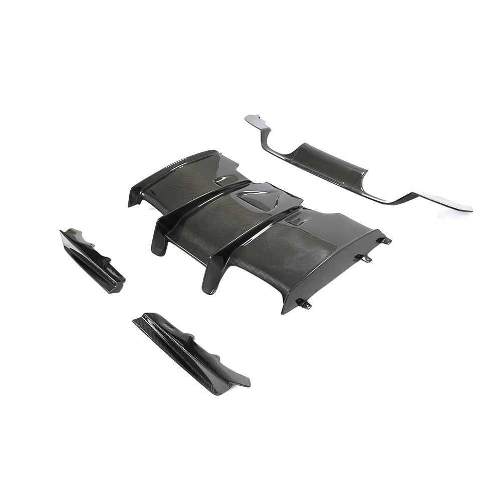 Image of CarbonWorks Achter Diffuser PSM Style Carbon BMW 3-serie,4-serie