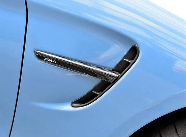 Image of CarbonWorks Voor Inlaat Voorspatbord Carbon BMW 3-serie,4-serie
