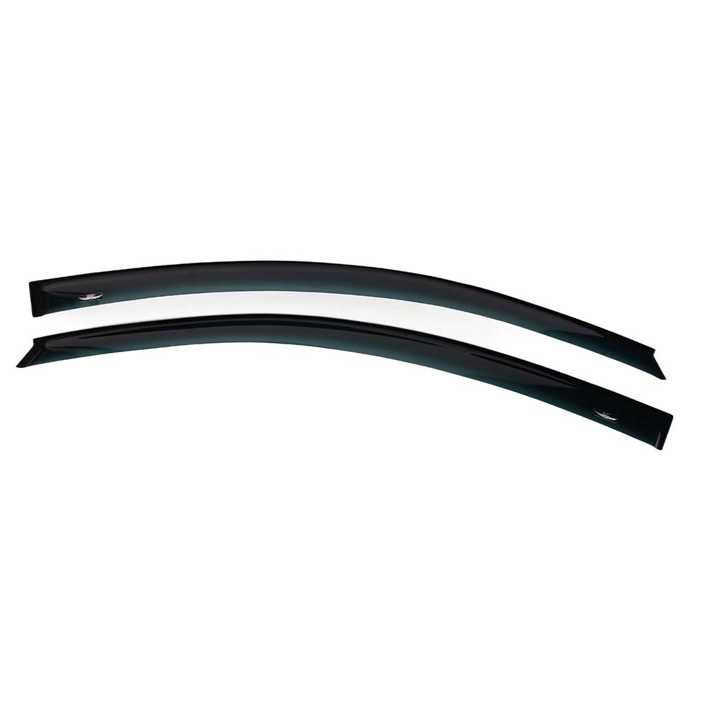 Image of SK-Import Voor Zijwindscherm Plak 3-Deurs Smoke Kunststof Peugeot 206