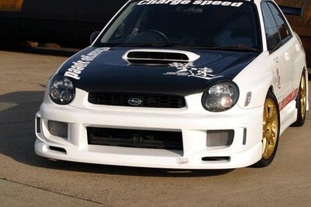 Image of Chargespeed Voor Bumper Type 1 Polyester Subaru Impreza Pre Facelift