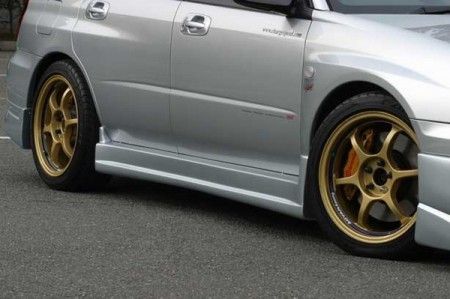 Image of Chargespeed Side Skirts Type 1 Polyester Subaru Impreza Pre Facelift
