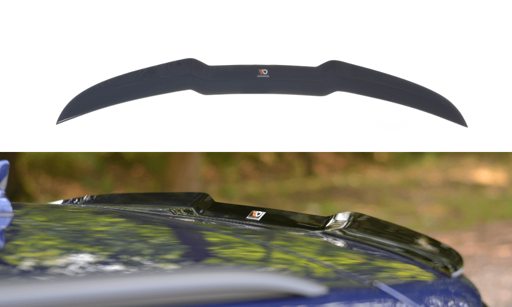 Image of Maxton Achter Spoiler Verlengstuk Glanzend Zwart ABS Plastic Audi RS4