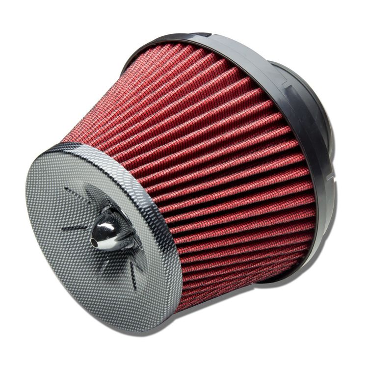 Image of SK-Import Luchtfilter Rood 76mm