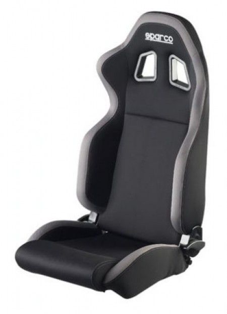 Image of Sparco Verstelbare Stoel R100 Zwart - Grijs Textiel