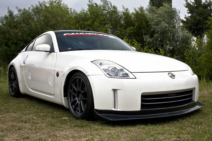 Image of PU Design Voor Bumper Lip Nismo Style Zwart Polyurethane Nissan 350Z Facelift
