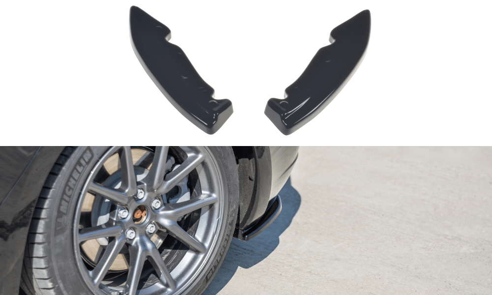 Image of Maxton Achter Bumper Lip Glanzend Zwart ABS Plastic Tesla Model 3
