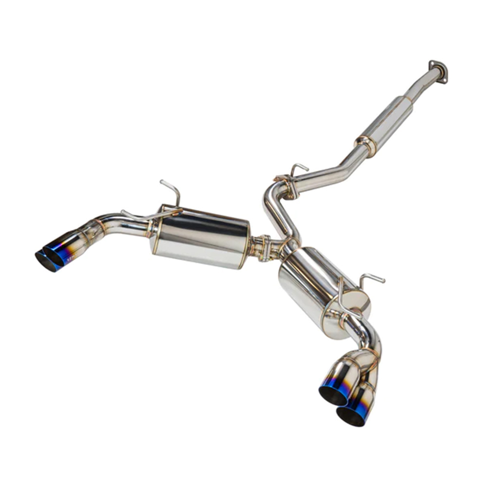 Image of Remark Cat-back Uitlaatsysteem Burnt Tip 63mm Roestvrij Staal Toyota, Subaru