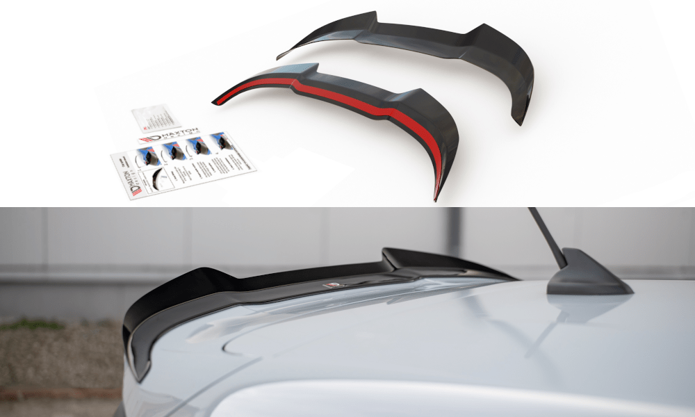 Image of Maxton Achter Spoiler Verlengstuk V2 Glanzend Zwart ABS Plastic Ford Fiesta