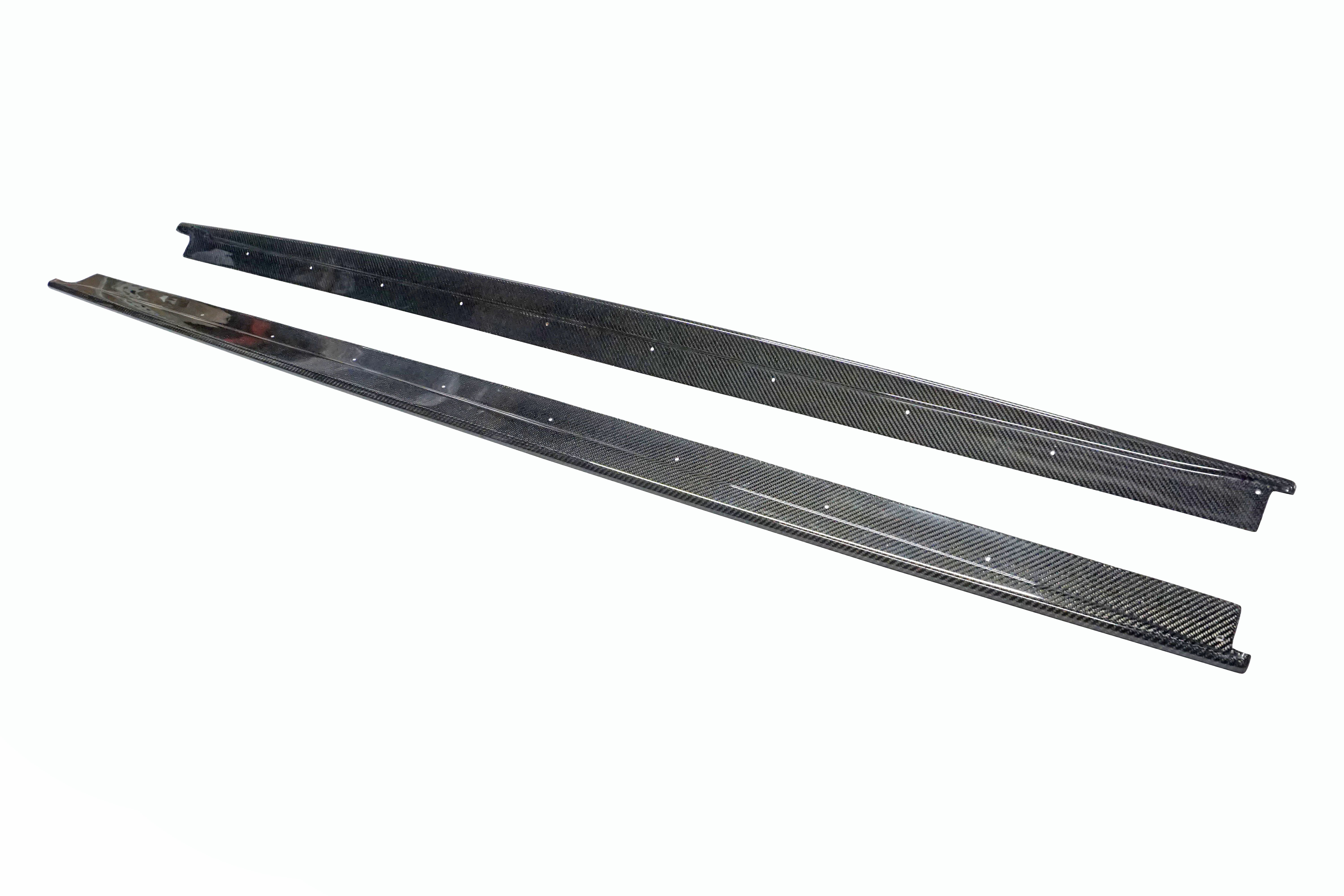 Image of CarbonWorks Side Skirts CK Style Carbon Kia Stinger