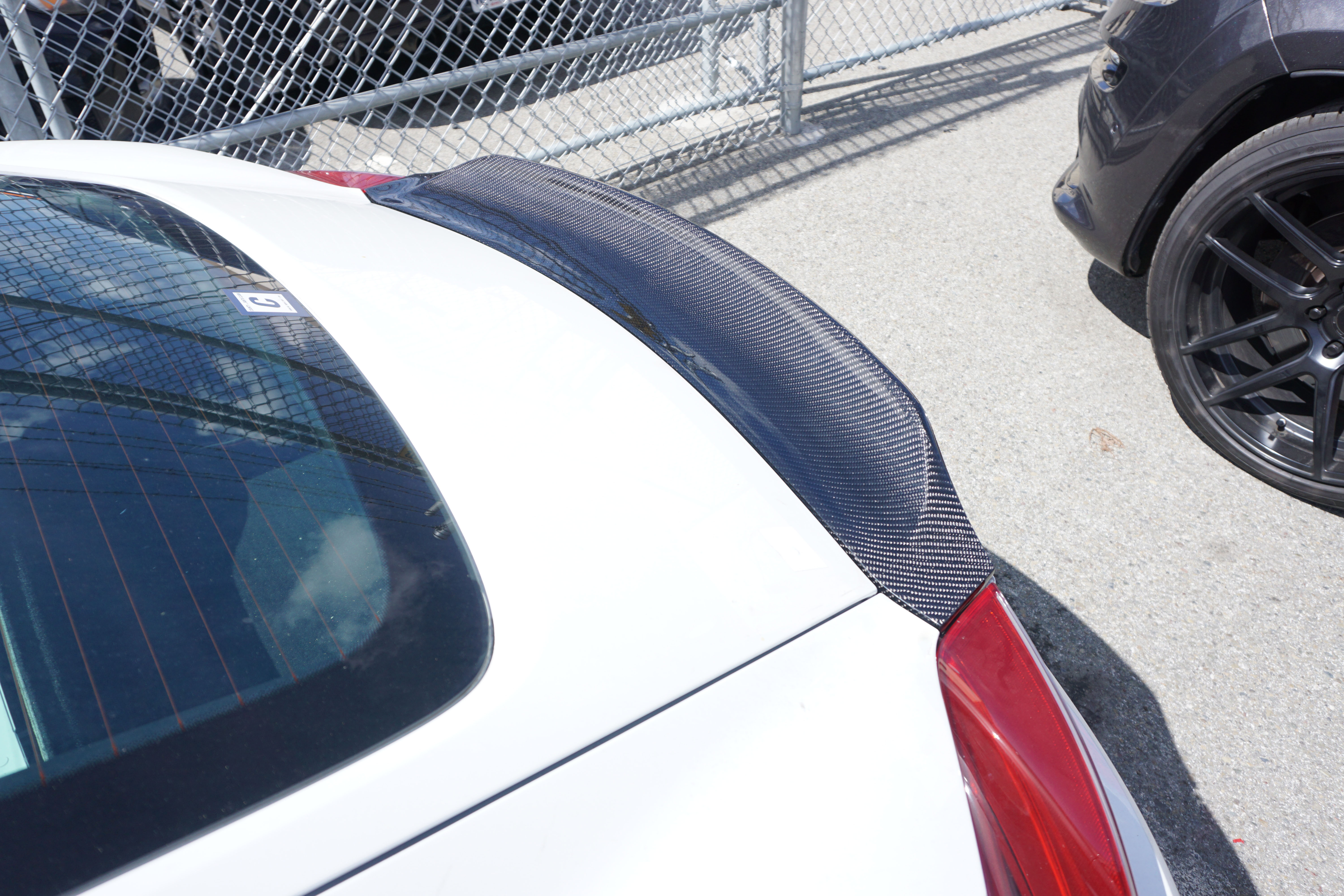Image of CarbonWorks Achter Ducktail Spoiler Carbon Porsche Boxter,Cayman